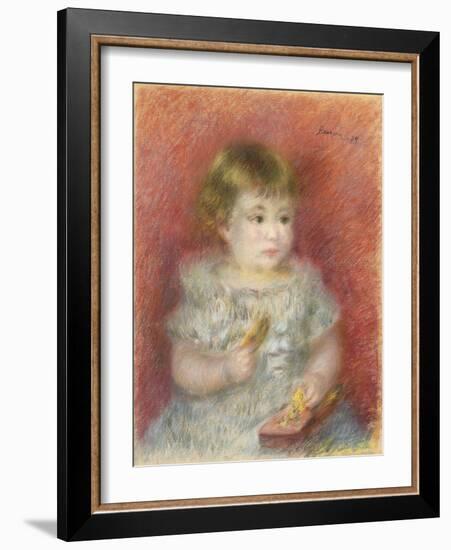 Portrait of a Baby, 1878-Pierre-Auguste Renoir-Framed Giclee Print