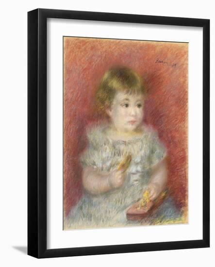 Portrait of a Baby, 1878-Pierre-Auguste Renoir-Framed Giclee Print