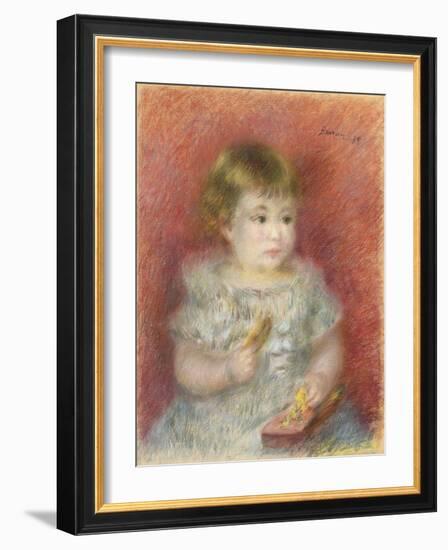 Portrait of a Baby, 1878-Pierre-Auguste Renoir-Framed Giclee Print