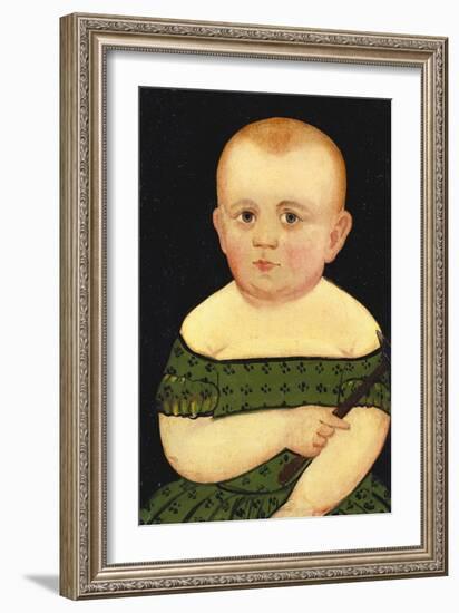 Portrait of a Baby, c.1840-William Matthew Prior-Framed Giclee Print