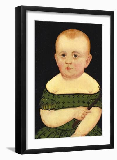 Portrait of a Baby, c.1840-William Matthew Prior-Framed Giclee Print