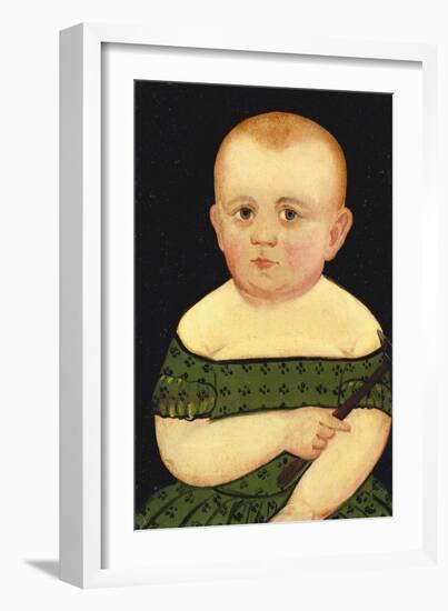 Portrait of a Baby, c.1840-William Matthew Prior-Framed Giclee Print