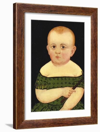 Portrait of a Baby, c.1840-William Matthew Prior-Framed Giclee Print