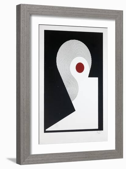 Portrait of A Ballerina Nº1, 2019 (Silkscreen)-Guilherme Pontes-Framed Giclee Print