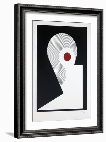 Portrait of A Ballerina Nº1, 2019 (Silkscreen)-Guilherme Pontes-Framed Giclee Print