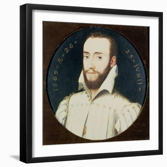 Portrait of a Bearded Gentleman, Aged 26, 1565-Francois Clouet-Framed Giclee Print