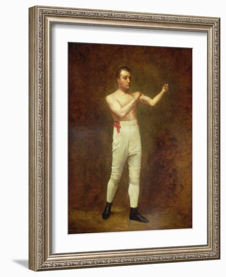 Portrait of a Boxer, circa 1800-English-Framed Giclee Print