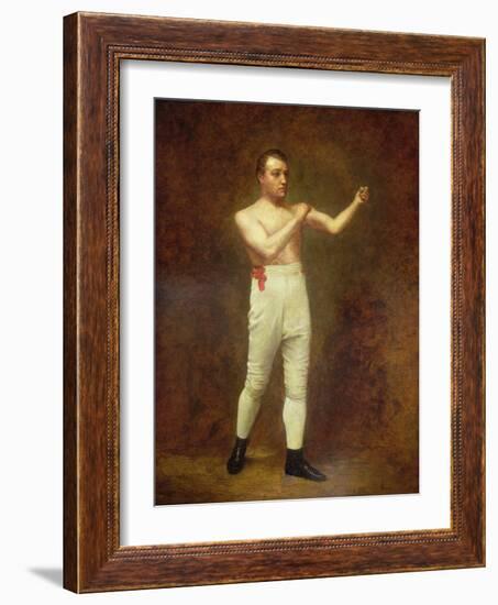Portrait of a Boxer, circa 1800-English-Framed Giclee Print