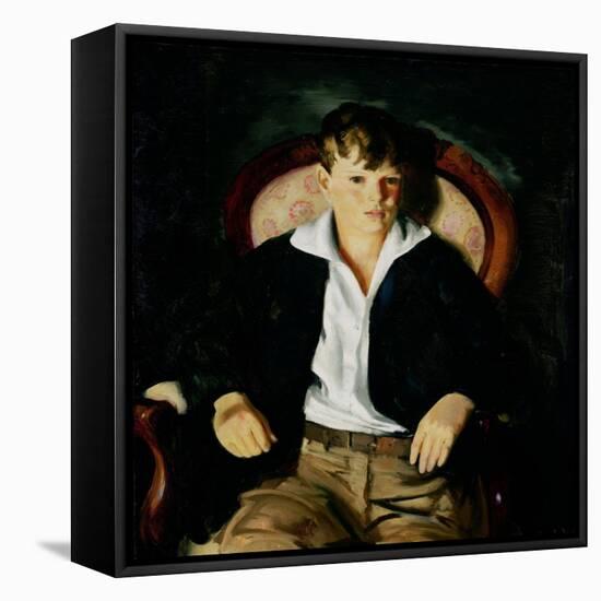 Portrait of a Boy, 1921-George Wesley Bellows-Framed Premier Image Canvas