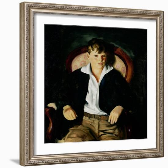 Portrait of a Boy, 1921-George Wesley Bellows-Framed Giclee Print