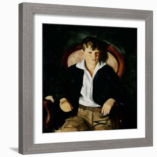 Portrait of a Boy, 1921-George Wesley Bellows-Framed Giclee Print