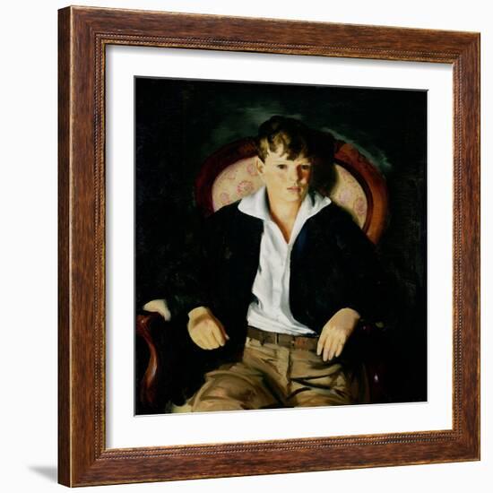 Portrait of a Boy, 1921-George Wesley Bellows-Framed Giclee Print