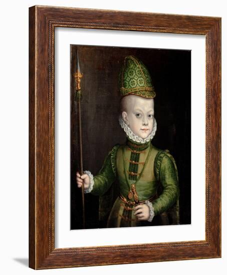 Portrait of a Boy at the Spanish Court, C.1565-70-Sofonisba Anguissola-Framed Giclee Print