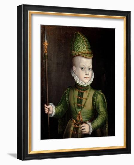 Portrait of a Boy at the Spanish Court, C.1565-70-Sofonisba Anguissola-Framed Giclee Print