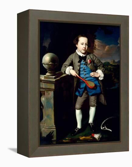 Portrait of a Boy, C.1758-60 (Oil on Canvas)-John Singleton Copley-Framed Premier Image Canvas