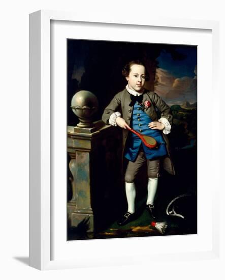 Portrait of a Boy, C.1758-60 (Oil on Canvas)-John Singleton Copley-Framed Giclee Print