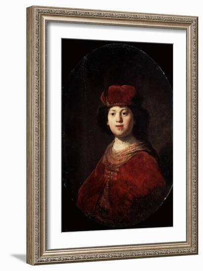 Portrait of a Boy, C1633-Rembrandt van Rijn-Framed Giclee Print