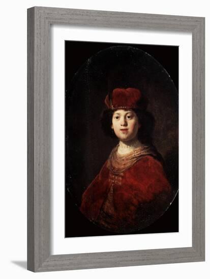 Portrait of a Boy, C1633-Rembrandt van Rijn-Framed Giclee Print