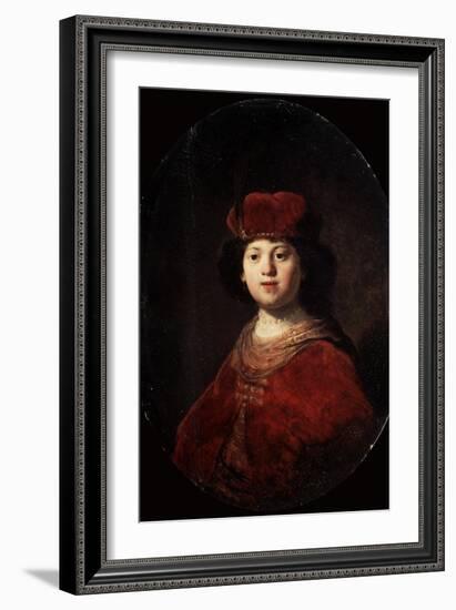 Portrait of a Boy, C1633-Rembrandt van Rijn-Framed Giclee Print