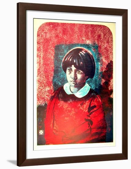 Portrait of a Boy-John Shemitt Houser-Framed Limited Edition