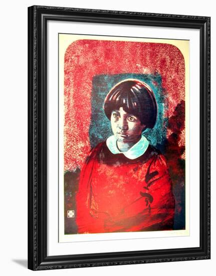 Portrait of a Boy-John Shemitt Houser-Framed Limited Edition