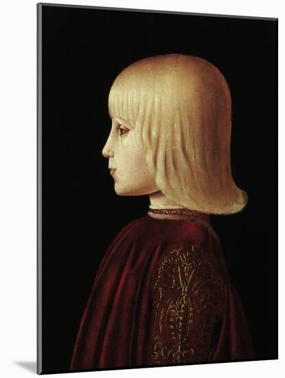 Portrait of a Boy-Piero della Francesca-Mounted Giclee Print