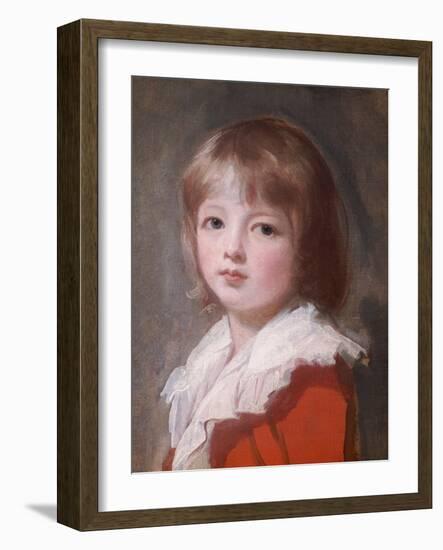 Portrait of a Boy-George Romney-Framed Giclee Print