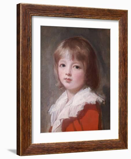 Portrait of a Boy-George Romney-Framed Giclee Print