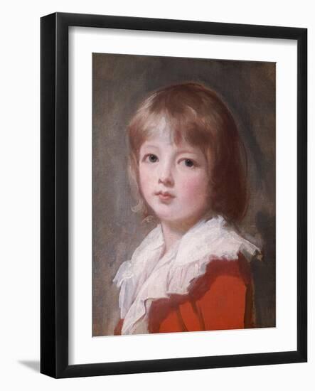 Portrait of a Boy-George Romney-Framed Giclee Print