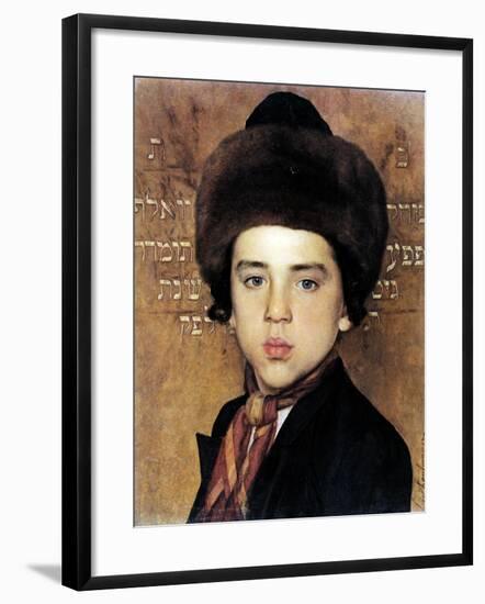 Portrait of a Boy-Isidor Kaufmann-Framed Art Print