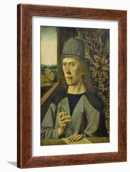 Portrait of a Builder-null-Framed Giclee Print