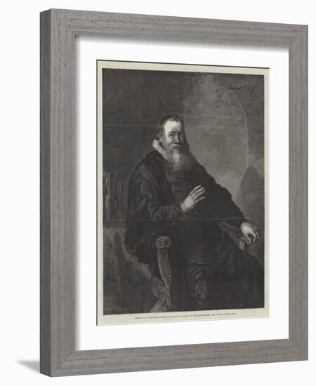 Portrait of a Burgomaster-Rembrandt van Rijn-Framed Giclee Print