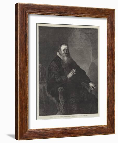 Portrait of a Burgomaster-Rembrandt van Rijn-Framed Giclee Print