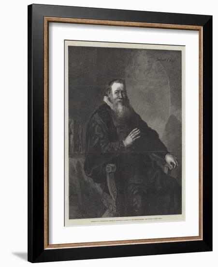 Portrait of a Burgomaster-Rembrandt van Rijn-Framed Giclee Print