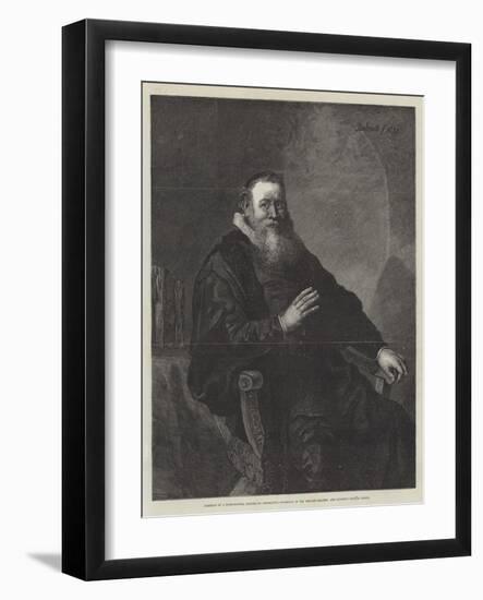 Portrait of a Burgomaster-Rembrandt van Rijn-Framed Giclee Print