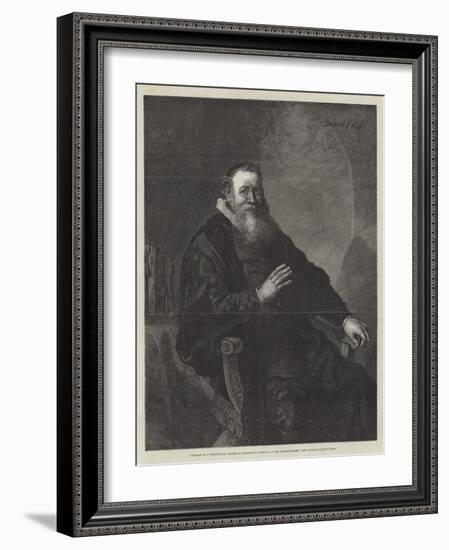 Portrait of a Burgomaster-Rembrandt van Rijn-Framed Giclee Print