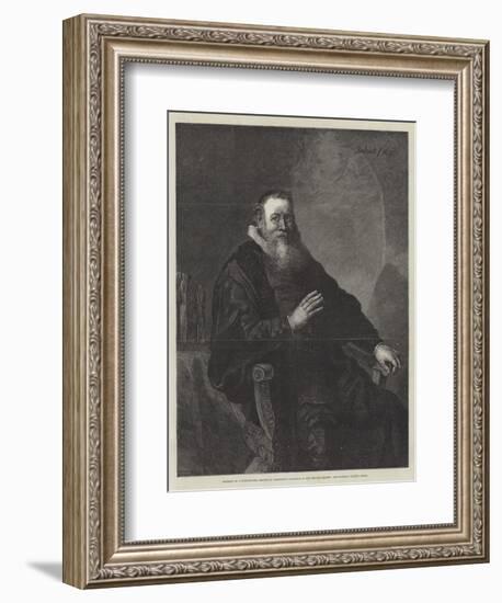 Portrait of a Burgomaster-Rembrandt van Rijn-Framed Giclee Print