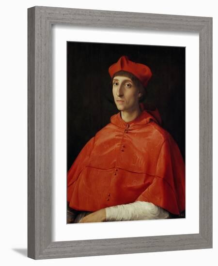 Portrait of a Cardinal-Raphael-Framed Giclee Print