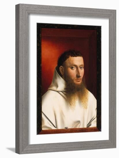 Portrait of a Carthusian, 1446-Petrus Christus-Framed Giclee Print