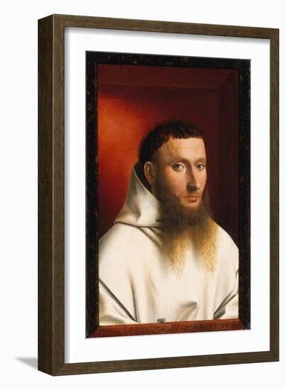 Portrait of a Carthusian, 1446-Petrus Christus-Framed Giclee Print