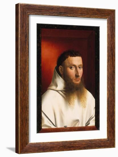 Portrait of a Carthusian, 1446-Petrus Christus-Framed Giclee Print