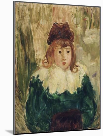 Portrait of a Child, 1894 (Oil on Canvas)-Berthe Morisot-Mounted Giclee Print