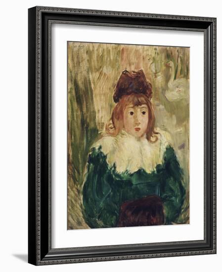 Portrait of a Child, 1894 (Oil on Canvas)-Berthe Morisot-Framed Giclee Print