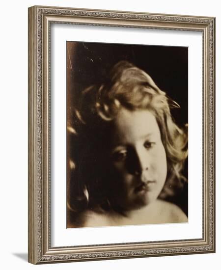 Portrait of a Child, circa 1866-Julia Margaret Cameron-Framed Giclee Print