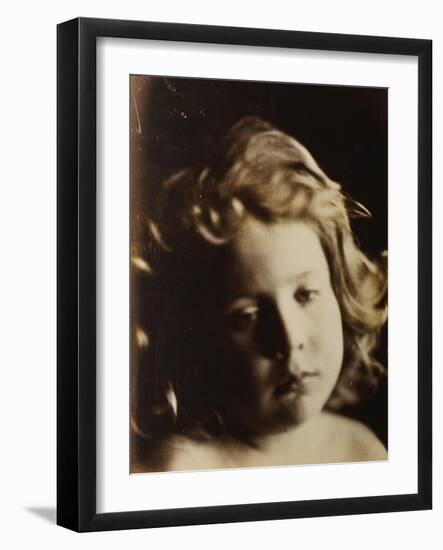 Portrait of a Child, circa 1866-Julia Margaret Cameron-Framed Giclee Print