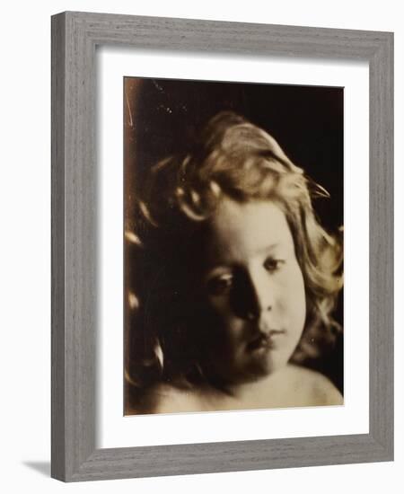 Portrait of a Child, circa 1866-Julia Margaret Cameron-Framed Giclee Print