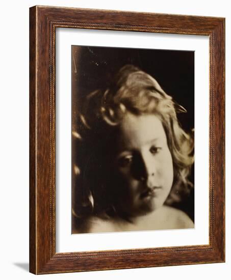 Portrait of a Child, circa 1866-Julia Margaret Cameron-Framed Giclee Print