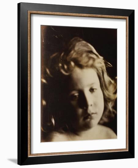 Portrait of a Child, circa 1866-Julia Margaret Cameron-Framed Giclee Print