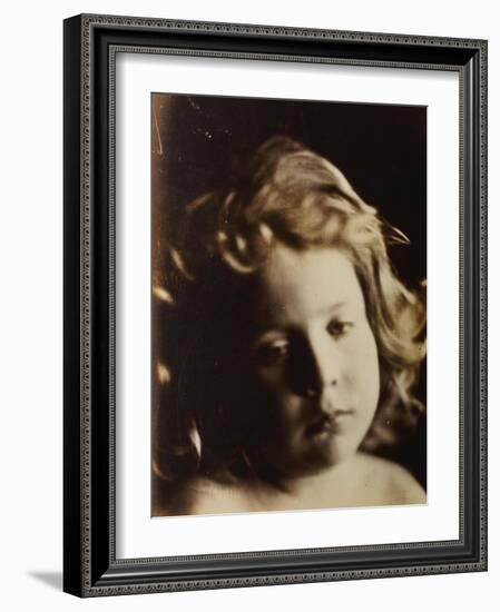 Portrait of a Child, circa 1866-Julia Margaret Cameron-Framed Giclee Print