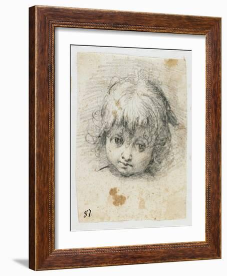 Portrait of a Child-Giuseppe Cesari-Framed Giclee Print